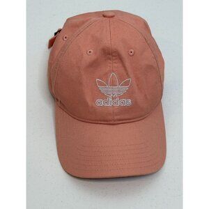 Adidas Pink Baseball Cap Womens Trefoil Logo Adjustable Casual Hat